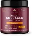 Nutrição antiga proteína de pó de colágeno com vitamina C, proteína de colágeno múltipla Imune, laranja, Suporta sistema imunológico, cabelo saudável, pele e unhas, 15 Servings