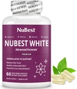 NuBest White - Glutationa 400mg e extrato de cardo de leite - suplemento de brilho da pele - ajuda a pele bonita e radiante - suplemento antioxidante e desintoxicação