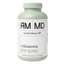 Amy Myers MD L-Glutamina Cápsulas - Suplemento de Saúde Celular - Gut Cleanse & calmante Suporte para alívio estomacal - Suporte muscular saudável - Suplemento de Saúde Adulto