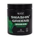 MASF Supplements Smashin' Greens Superfood Mistura Orgânica - 15 Servos - Aumentar Energia, Apoio Imune, Saúde Digestiva com Erva de Trigo Orgânico, Espirulina, chlorela - NSF Certified