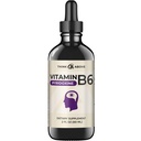 Vitamina B6 Drops Líquidos - Piridoxina hcl - Absorção Rápida - Apoio Função Cérebro, Sistema Imune, Sistema Nervoso e Humidade - 17 mg 1000% DV - Filler Free - 30 Dia Fornecimento - (2 onças) Para Adultos