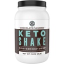 Keto Replacement Shakes, Chocolate, 2lbs, Low Carb Keto Protein Shake Mix, MCT Powder, Grass Fed Colágeno Hidrolisado Peptídeos, Keto Pequeno-almoço Shake, 20g de gordura, 14g de proteína, 1 carboidrato líquido, açúcar zero