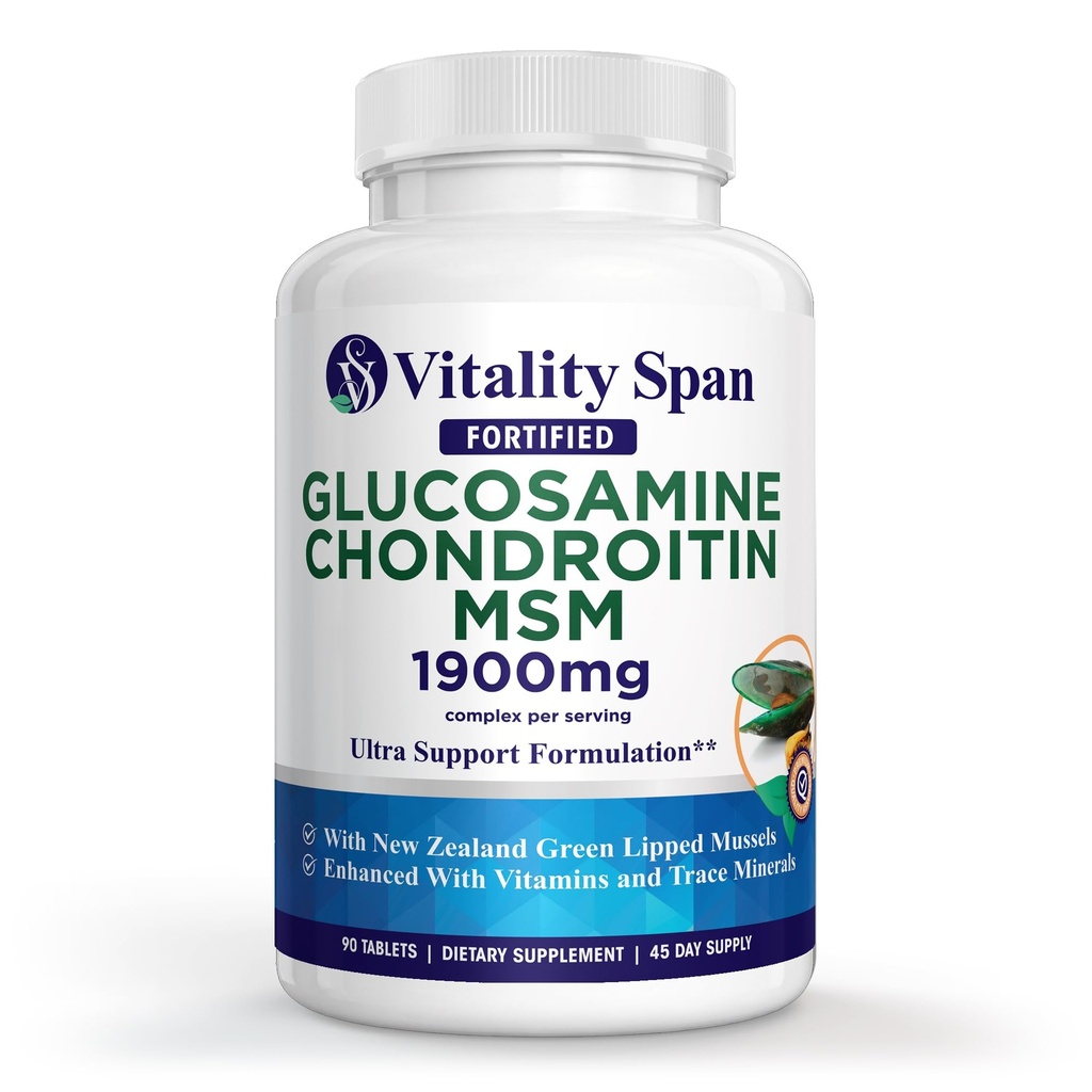 Suporte conjunto avançado e alívio, condroitina de glucosamina, zinco, cobre, feito nos EUA, 90 comprimidos vegetais