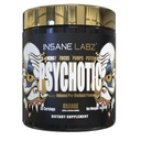 Loucura Labz Psychotic Gold, Pó pré-treino altamente estimulante, Extrema duração foco de energia, bombas e resistência com Beta Alanine, DMAE Bitartrate, NO Booster (35 Servings, Orange)