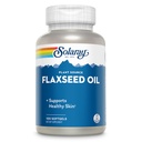 SOLARAY Flaxseed Oil 3000 mg com Omega 3 6 9, Flax Seed Softgels para a saúde da pele, Triple Omega Supplement, Non-GMO, Gluten Free, Lab Verified - 60-Day Garantia - 33 Servings, 100 Softgels