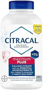 Citracals Maximum Plus Citrato de cálcio + D3, 280 Caplets