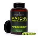 Organic Matcha Green Tea Cápsulas - Natural Energy Boost - Clean Gradual Caffeine - Japanese Matcha Green Tea Pills - 100% Natural Antioxidant - Acalmando e Relaxando - 120 Cápsulas Diárias - 2.000/mg