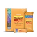 NANOWELL 12 Strains Probiótico 55 bilhões de UFC com Enzimas Digestivas Pó - Suporte Imune, Gut Health, Probióticos, Prebióticos & Postbióticos - 60 Sticks, 60 Dia Fornecimento