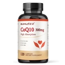 CoQ10 300mg - 120 Cápsulas - Alta Absorção - Não-GMO - Sem Glúten - Coenzima Q10 - CoQ10 Cápsulas