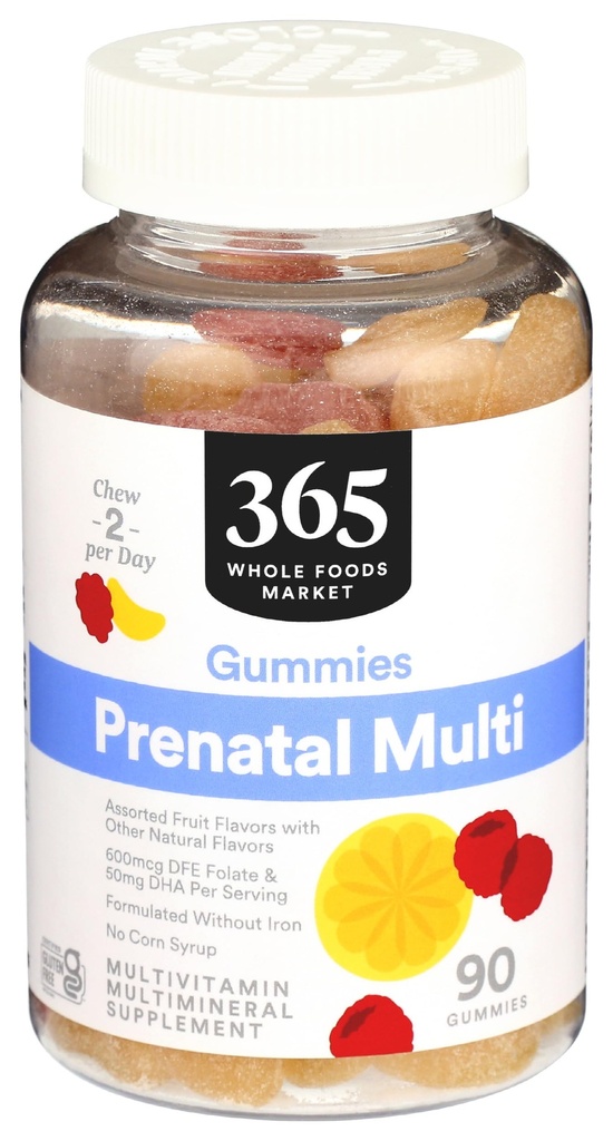 365 by Whole Foods Market, Gummy pré-natal, 90 Count
