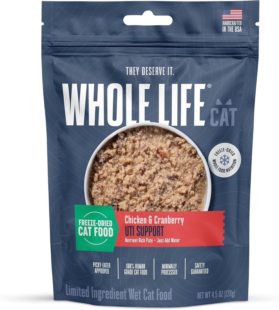 Suplemento urinário de gato de toda a vida, Remédio e prevenção de ITU felina, Tratamento de infecção de trato urinário - Cranberry natural para gatos, Probiótico para a saúde e suporte digestivo - 30 dias de fornecimento