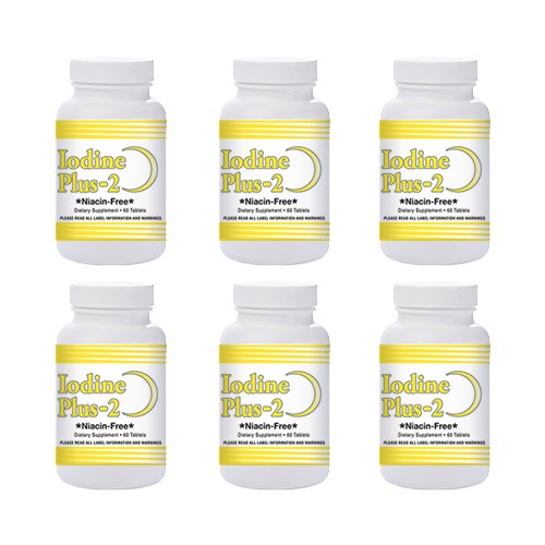 Iodo natural para tiroide baixa – 6 garrafas