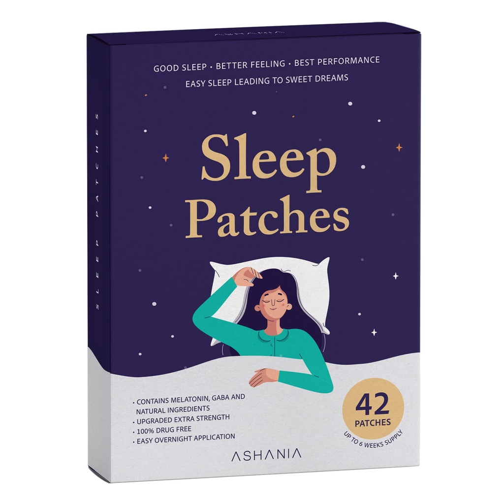 Patches de sono, patches de sono para adultos, ajustes de patches de sono atualizados, fáceis de aplicar e confortáveis, Ingredientes Premium, para homens e mulheres (42 Count of 1))