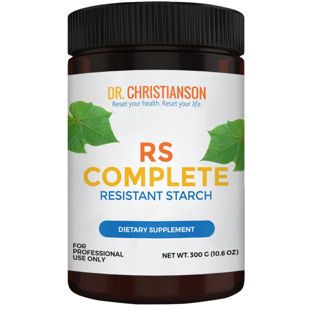 Dr. Christianson RS Completo - Pó de amido resistente com farinha de banana verde orgânica - Não-GMO + Suplemento de pó de fibra livre de leite - O Metabolismo Repor Dieta (30 Servings / 300g)