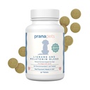 PranaPets Lignans & Melatonina com Biotin Mistura naturalmente ajuda no alívio dos sintomas de Cushing em cães de mais de 25 lb