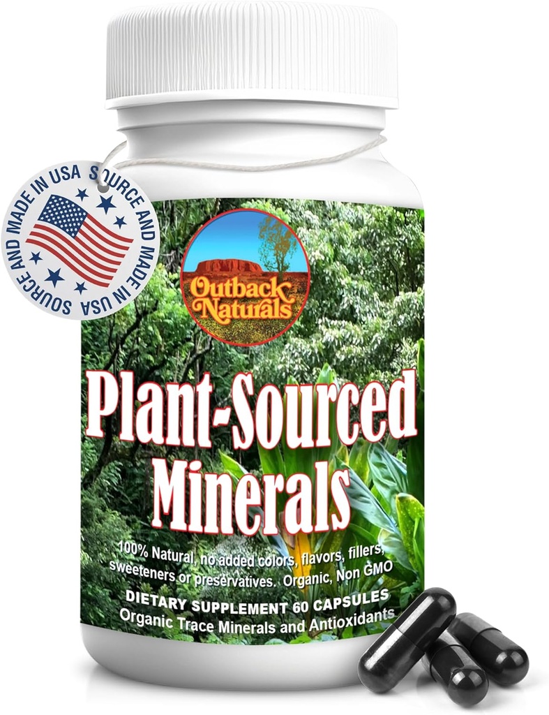 Fulvic Humic Mineral Mistura de Minerais Trace, Eletrólitos, Gut Health, Função Cognitiva, Hydration & Imune Support, Pure Vitality Formula for Wellness - 60 Cápsulas