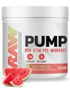 Bomba RAW Stim Free Pré-treino (Melancia) - Não-estimulante Pré-treino Suplemento Pó de óxido nítrico Booster - Suplementos pré-treino Beber Durante o treino - 40 Servings