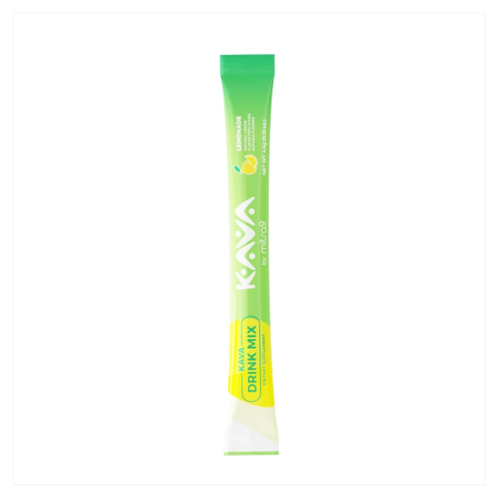 Mitra9 Kava Powder RelaxPak - Limonada Kava Extrair Powder Packets O Enhancer de Humood Baseado em planta O que promove a calma natural e claridade Fácil Abrir Vara de serviço único (5)