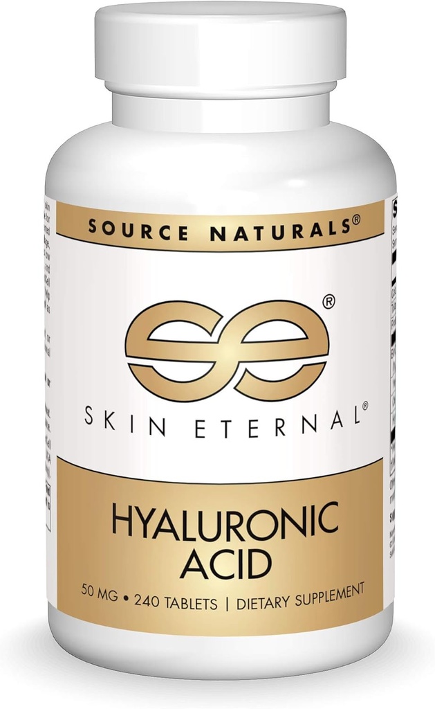 Fonte Naturals Pele Ácido Hialurônico Eterno, 50 mg - 240 Comprimidos