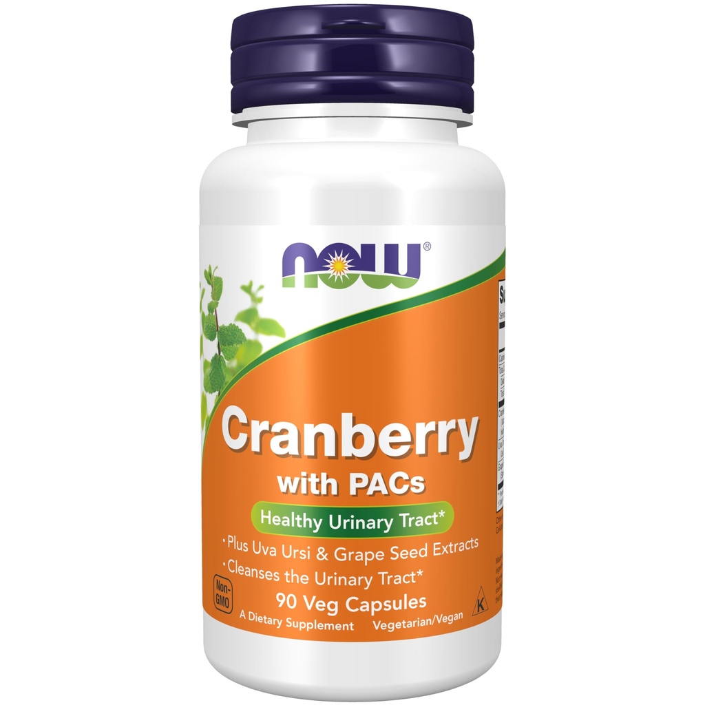 AGORA Suplementos, Cranberry com PACs, mais Uva Ursi e Uva Extratos de Sementes 90 Veg Cápsulas