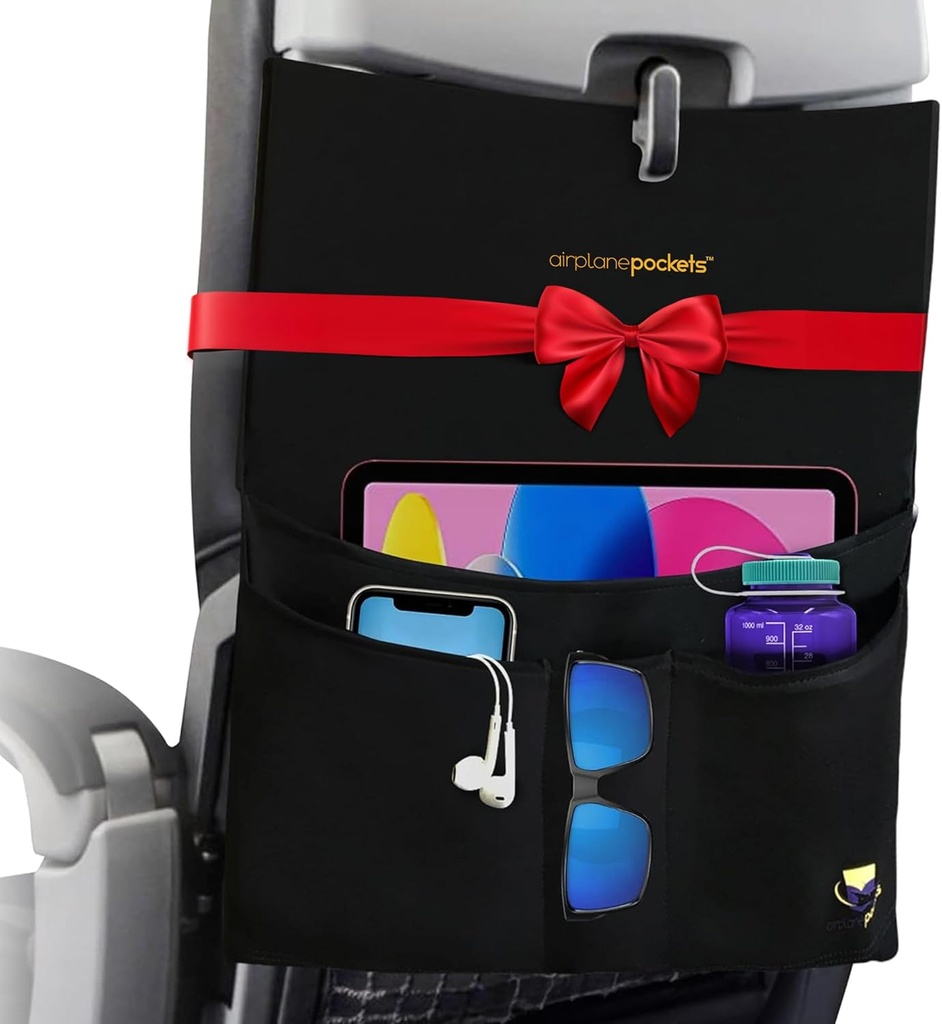 Bolsos de avião - Acessórios de avião - Essencial de viagem de avião - Organizador de viagens - Organizador de armazenamento de assento - Essencial de viagem de ar - Organizador de assento de volta - Viagens internacionais deve ter