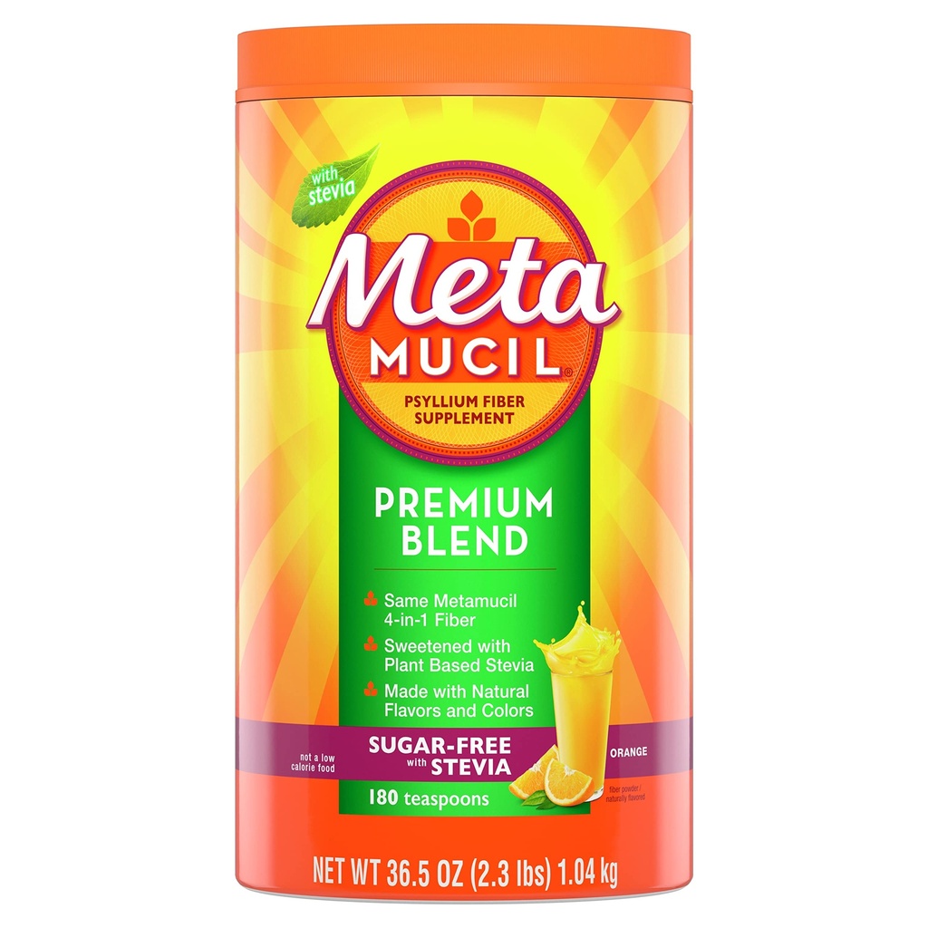 Metamucil fibra livre de açúcar 180 porções (OLD)