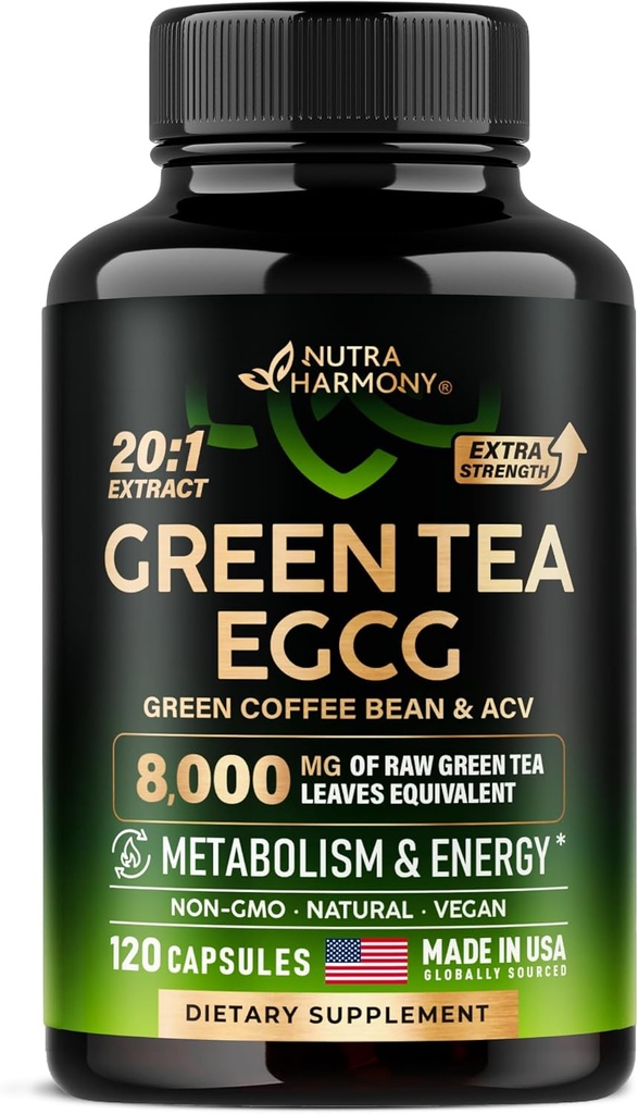 NUTRAHARMONY Green Tea Extract Cápsulas - 120 Cápsulas