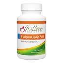 Recursos de Bem-Estar R Alpha Ácido Lipóico RALA Suplemento - 90 Cápsulas - Ácido R-Lipoico Estabilizado com Na-RALA Bio-Anhantado para máxima biodisponibilidade - R-Ala Não-GMO e Gluten Free