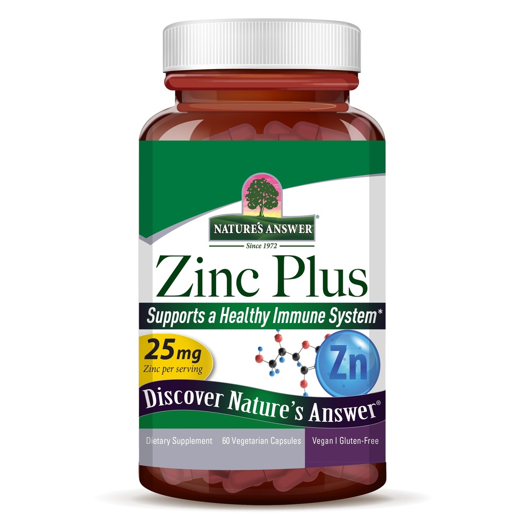 Zinc Plus + Vitaminas para Adultos - 25mg de suporte imunológico com B6 60 Veg Cápsulas - Vegan, Sem glúten, Cruelty-Free Zinc Piclonato