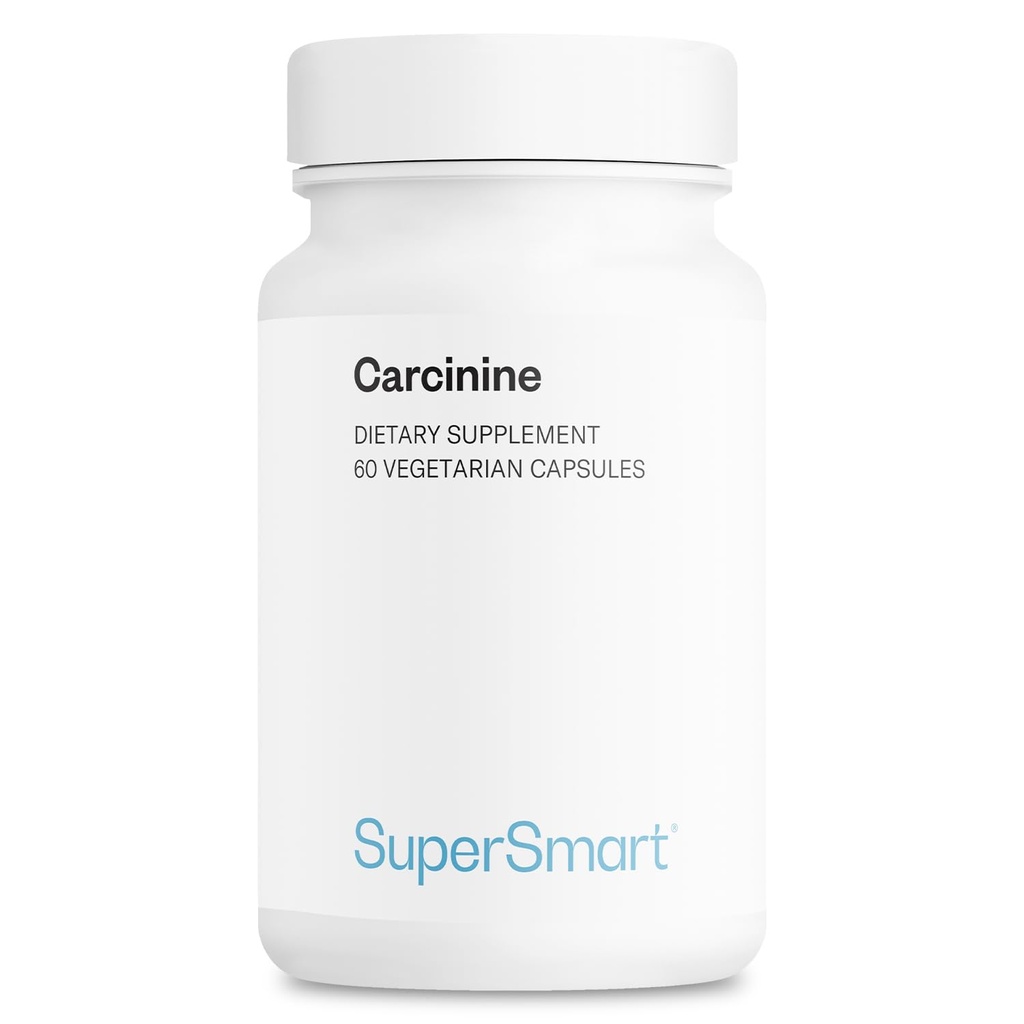Super inteligente - Carcinine 300mg por dia (Patentado) - Estável L-Carnosina Suplemento - Não-GMO e Glúten Grátis - 60 Cápsulas Vegetarianas