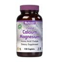 BlueBonnet Albion Quelated Calcium Magnesium Caplets, 120 Count