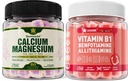 Suplemento de cálcio à base de plantas + pastilhas de vitamina B1