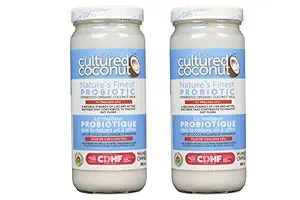 Leite de coco orgânico fermentado Probiótico (2 garrafas)