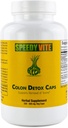 Colon Detox Suporta Remoção Natural de Toxinas* Organic, Charcoal Psyllium Seed & Husk Flax Seed Apple Fiber/Pectina Slippery Elm Fennel- Pó em 230 Veg Caps
