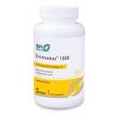Klaire Labs SFI Health Eicosamax 1000 TG Fish Oil - 1000 mg EPA/DHA por gel macio, comprimidos ultra puros de óleo de peixe Omega-3 - Fonte sustentável - sabor natural de limão para nenhum peixinho (60 Softgels)