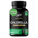 Cápsulas de chlorela 3000 mg - Célula rachada Parede Azul Verde Algas Suplemento - Melhor Detox Natural Limpeza - Planta Vitaminas Minerais Chlorophyll Vegan Protein Powder Pills - Made in USA