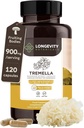 Cápsulas de cogumelos de Tremella orgânicas Suplemento (120)