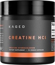 Kaged Creatine HCl Cápsulas (Inglês) sem sabor (Inglês) Construção e recuperação de músculos (Inglês) Fórmula de cloreto de creatina patenteada (Inglês), Gluten Free, Facilmente Digestível (Inglês) Suplementos para homens e mulheres (Inglês)