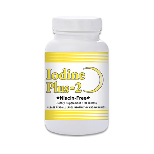 Iodine Plus 2 - Fórmula Oficial de Thyroid M.D. - Fornecimento de 2 meses - 60 comprimidos - para suporte de tireóide