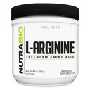 NutraBio L-arginine Supplement, 750mg Precursor de óxido nítrico, Suporta Fluxo de Sangue, Saúde Vascular e Crescimento Músculo, 250g