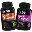 Candi Liver Cleanse Support Supplement - Equilíbrio Controle Probiótico Complex Cleanser para Mulheres e Homens - Oral Herbal Orégano & Caprylic Acid Cápsulas, Cápsulas de cuidado da vesícula biliar e Dente-de-leito