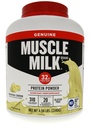 Leite Muscle Genuine Protein Powder, Banana Crème, 32g Protein, 4.94 Libra, 32 Servings