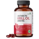 Futurebiotics Antártico Krill Oil 2000mg com Astaxantina, Omega-3s EPA, DHA e fosfolipídios - 100% Puro Premium Krill Oil Heavy Metal testado, Não OGM – 120 Softgels