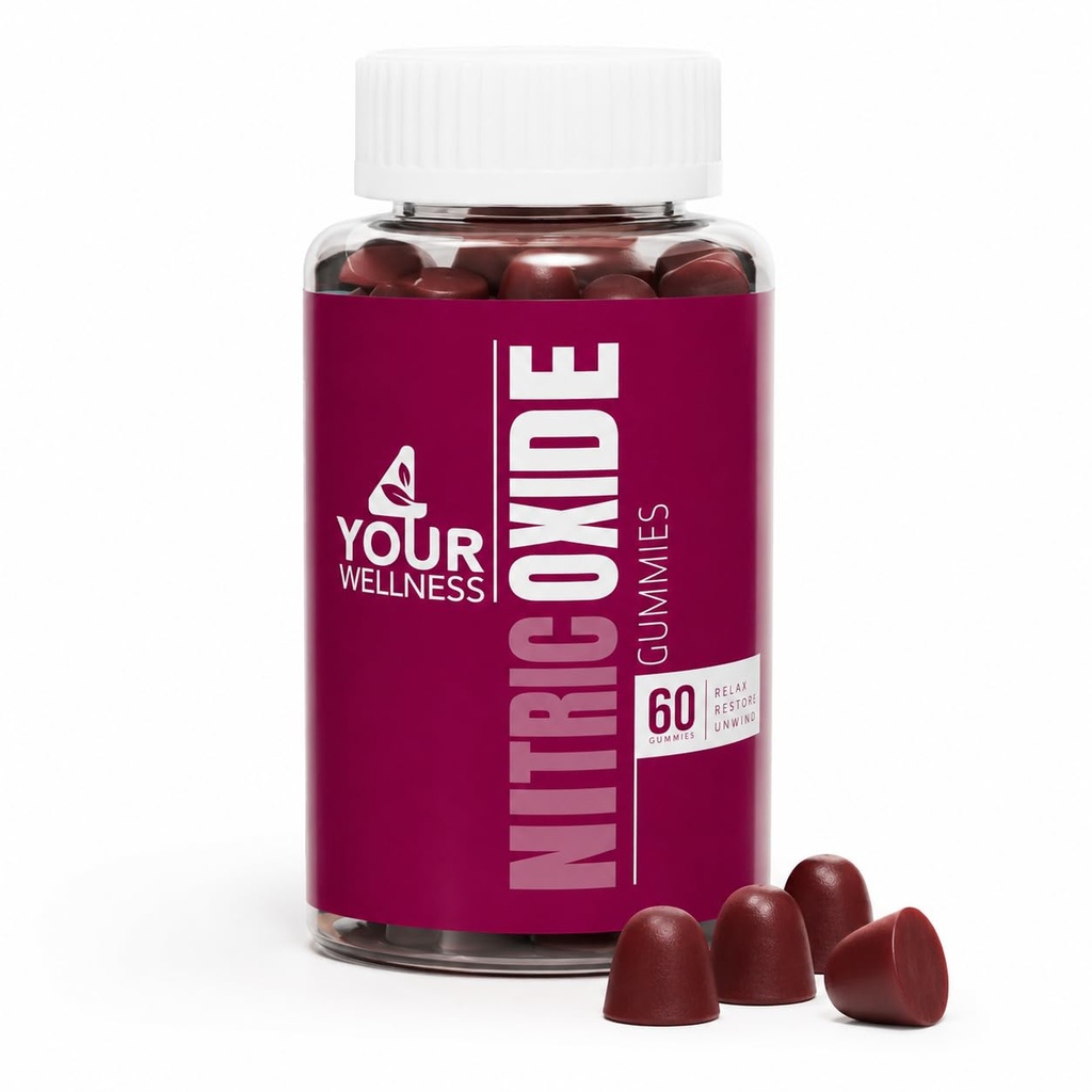 Gummies de óxido nítrico, aumentar a produção de óxido nítrico e pressão arterial, feita com extrato de beterraba raiz é sem glúten, não-GMO, e Kosher (60 contagem (Pacote de 1), Berry mista)