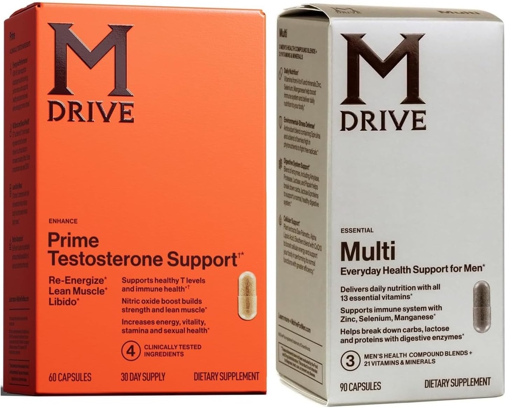 Mdrive Prime Testosterona Booster + Multivitamin masculino