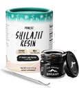 Puro Himalayan Shilajit, alta potência nutricional, grau A Shilajit Resin com 85+ Derivado em Plantas Minerais e Ácido Fulvico, Energia & Suport Imune para Homens e Mulheres, 3o Partido EUA Lab testado (115g)