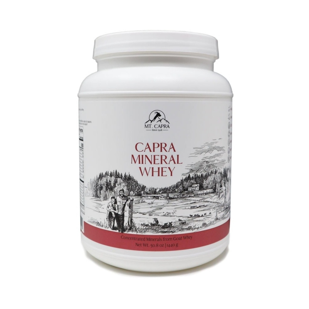 Whey Mineral Mt. Capra Um alimento inteiro, Bio-Disponível Mineral / Electrolyte Pó Suplemento de Whey Leite Cabra, Rico em Potássio, Alkalizing 56 Servings - 50.8 oz
