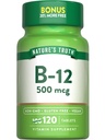 Nature's Truth B12 Vitamina (500 mcg) 120 Comprimidos Vegan, Não-GMO & Suplemento sem glúten