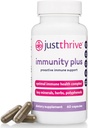 Just Thrive Immunity Plus - Vegan Gut Saúde e Imune Suporte Suplemento para Crianças e Adultos, 60 Cápsulas