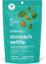 UpSpring Stomach resolver gotas para alívio de náuseas ocasionais / estômago ascendente com gengibre, limão, Spearmint, e B6. Gotas sabor de hortelã, 28 Ct (embalando maio Vary)